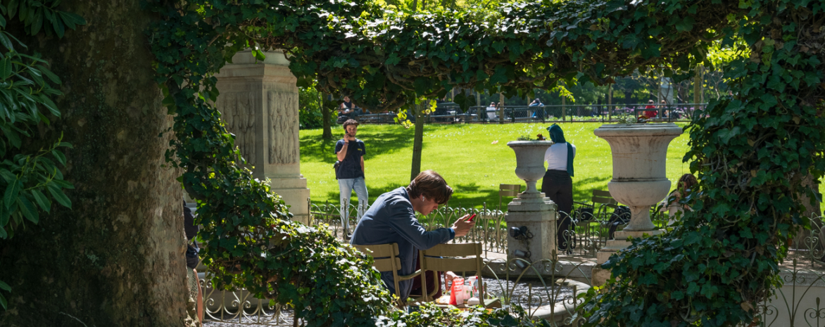 Étudiant en extérieur Étudiant en extérieur